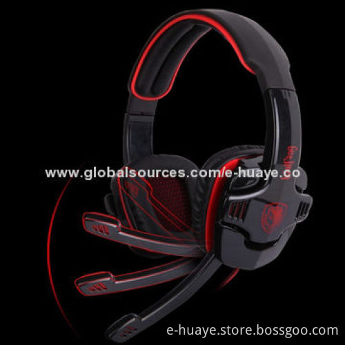 Gaming Headset with 7.1 Surround Sound, Soft Big Ear Pads, CE and RoHS Marks